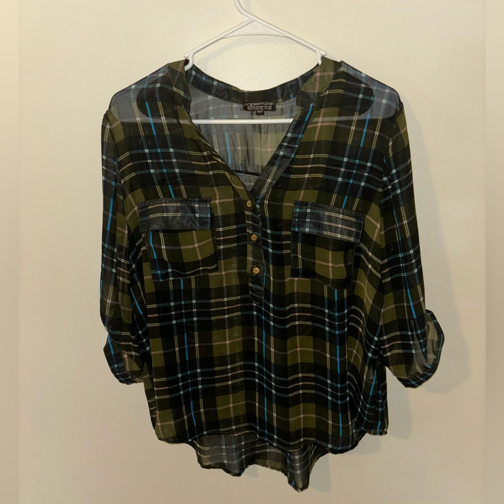 Cute Plaid Top